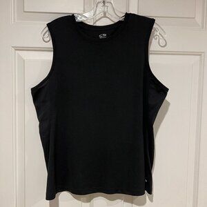 NWOT  CG by Champions sleeveless workout tank, cooling mesh sides, XL, black